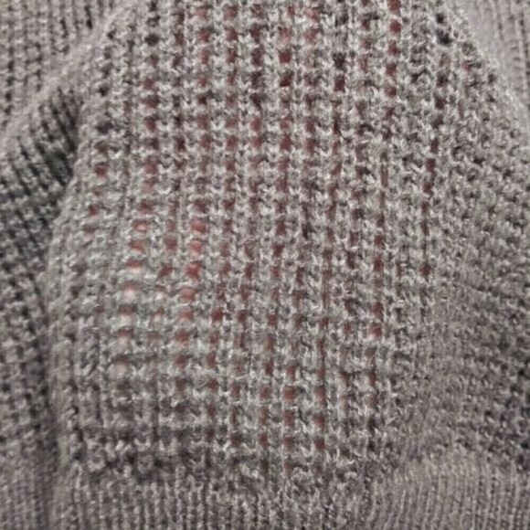 Gap Open Knit Scoop Neck Pullover Tunic Sweater Olive Green Small - Picture 8 of 11